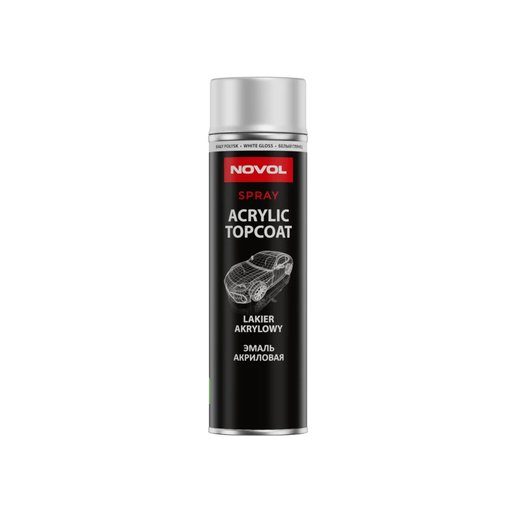 Novol Spray - Topcoat Gloss White 500ml