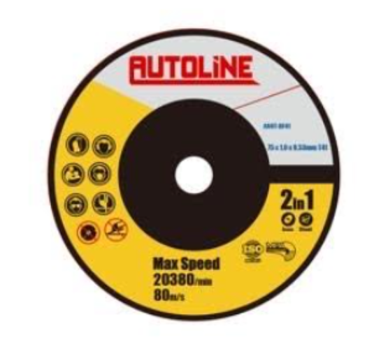 75 x 1.0 x 9.53mm Cut-Off Wheels PKT25