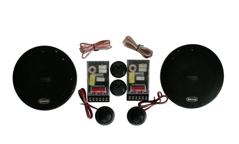 ZEROFLEX EFX65C 6.5" 'Components with Silk Dome Tweeter