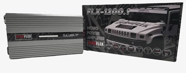 ZEROFLEX FLX1200.1 1 x 1200w @ 1ohm Amplifier with Bass controller