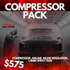 Compressor Pack - Airline, Spray Gun, Regulator & Compressor