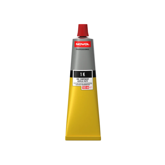 Novol 1K Spot Putty Tube - 100ml Red
