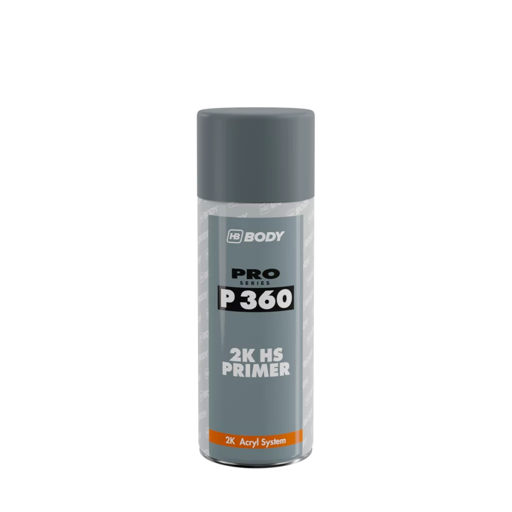 HB P360 2K HS Spray Primer Grey 400ml