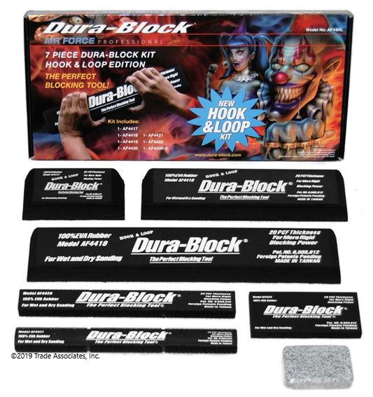 Dura-Block AF44HL 7 Piece Hook & Loop Sanding Kit