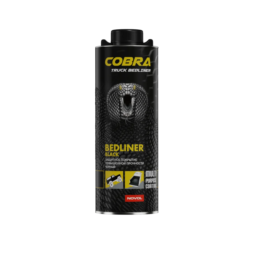 Novol Cobra - Truck Bedliner Black 800ml Kit