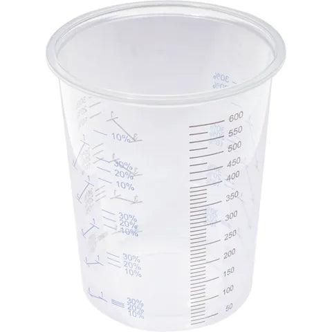 600cc Flexible Printed Mixing Cup (BOX1000)